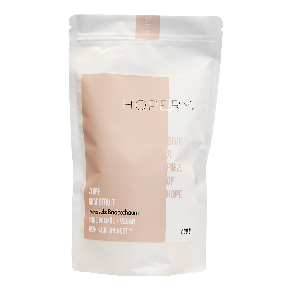 Lime Grapefruit Meersalz Badeschaum - groß - 500g