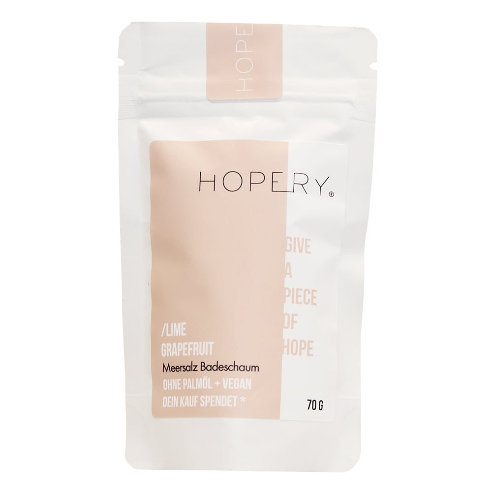 Lime Grapefruit Meersalz Badeschaum - klein - 70g