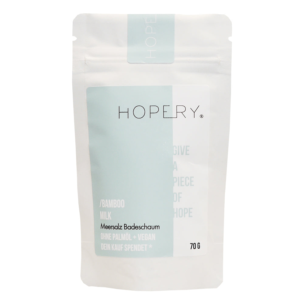 Bamboo Milk Meersalz Badeschaum - klein - 70g