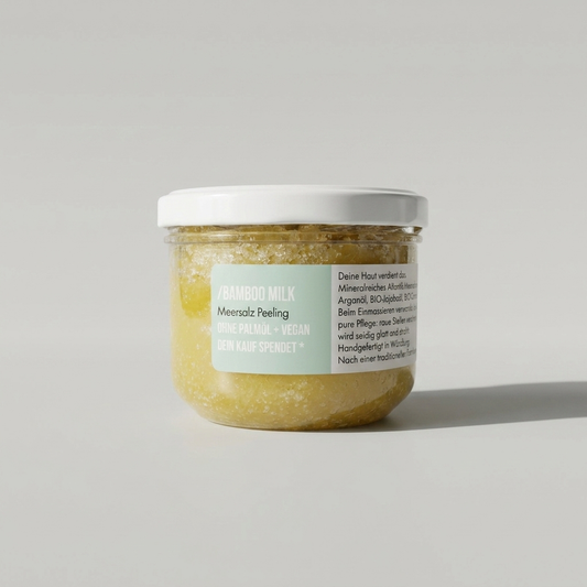 Bamboo Milk Meersalz Peeling