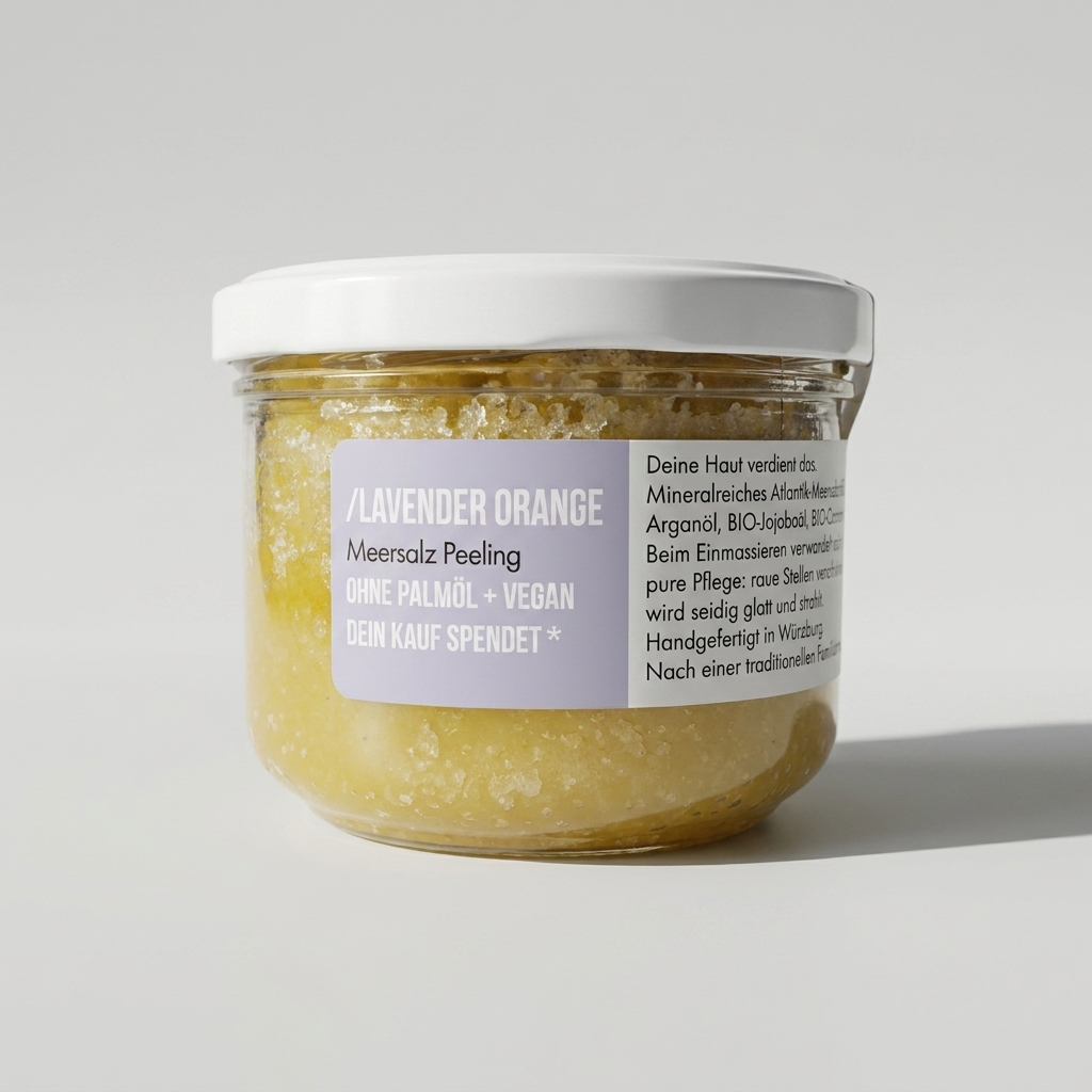 Lavender Orange Meersalz Peeling