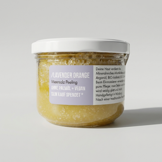 Lavender Orange Meersalz Peeling
